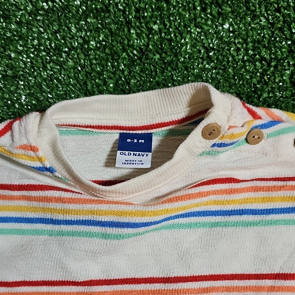 Old Navy Multicolor Striped Kids Tee
